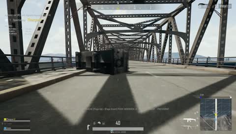 Euh, vous tirez sur quoi ? Ah ...