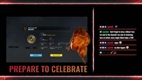 Chickendinner celebration