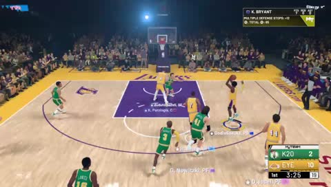 KOBE CATCHING A BODY!!!