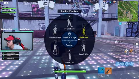 Khoa Dancing with his Character