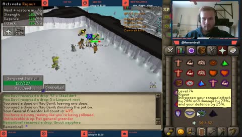 Remembrall gets Bandos Pet!!!