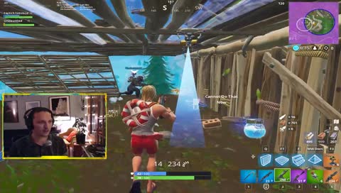 rocket phased threw the wall btw 