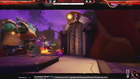 Danielle Beats Gnasty Gnork!!!