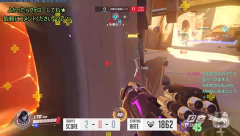 平均レート1200台をキャリーしたいらむむ