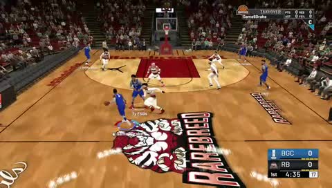 Drake to Ty for the finish play 2