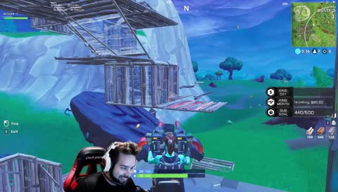 People falling from the sky.