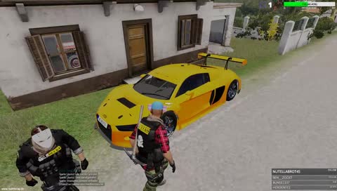 ein trecker im haus lol