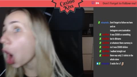 Blonde russian girl goes insane