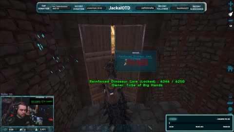 Who agro'd the Velonosaur?