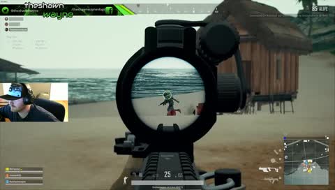 shawn shooting chicklet