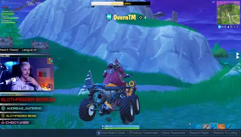 når overen kjører atv