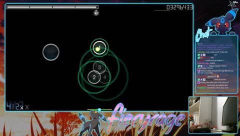 fierytehcman gets high combo on tech map