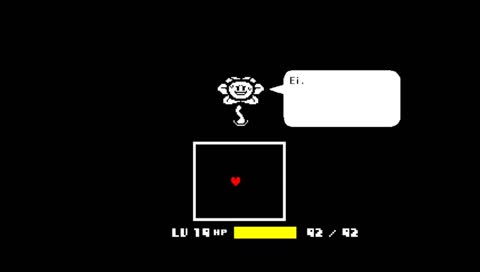 UT BR interpretando a Flowey
