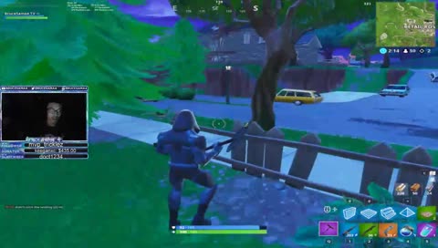 casually strolling thru