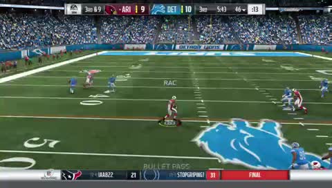 S2 Div Rd Lions Cards Keanu Neal Hit Stick Fumble 