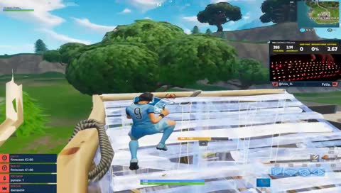 lmao feva went trough wall