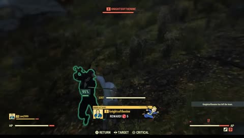 Kriss wrecked knights