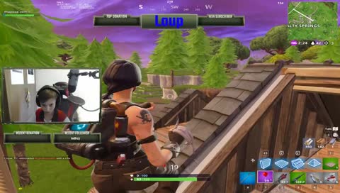 loup dying of fall damage