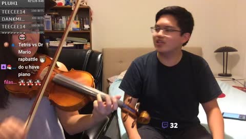Simultaneous beatbox and violin