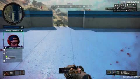 There’s a ladder there