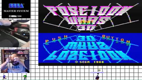 The Sega Master System 3D Glasses work on the Mega Retron HD..!