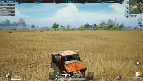 how to kill 4v1 in a car