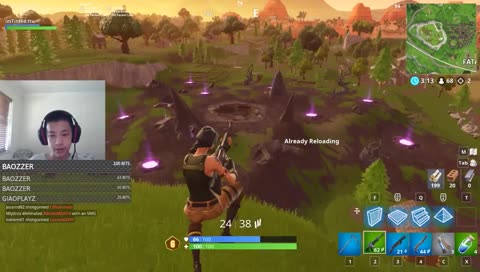 Unlucky Fortnite Player