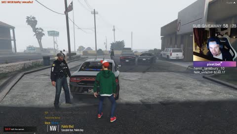 spitting on the cops