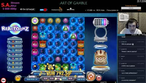 х788 Reactoonz artofgamble