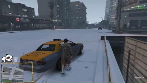 Taxifahrer macht stress.
