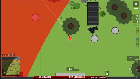 he is bad at the game