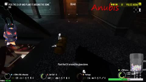 What happens when you blow up the dome while standing on it?