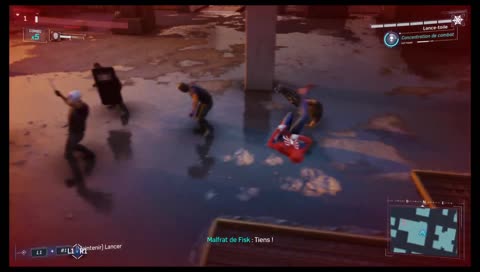 La chute d'un homme