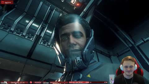 RLCgaming messing around with his character [star citizen] 