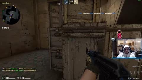 They all funneled in 