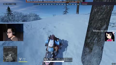 la motoslitta posseduta