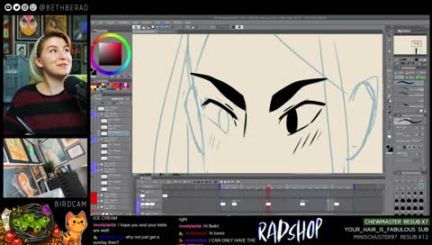 Birb climbing webcam 