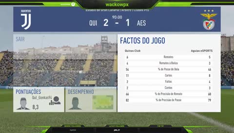 2018.11.26 - Liga FPC Portugal - Jornada 2 - Águias esports - Quinas Club eSports Stats