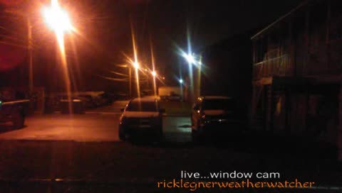 light snow/graupel falling.... (window cam)