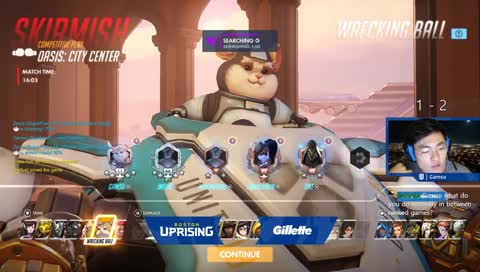 What gamsu does between games