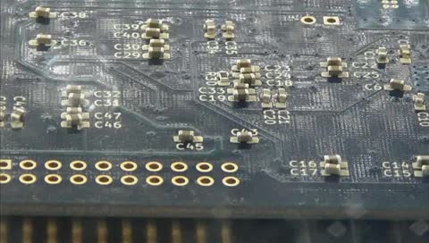 reflowing capacitors