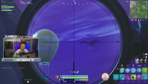 nice shot with slow motion replay