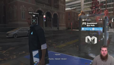 Randy steps in something 