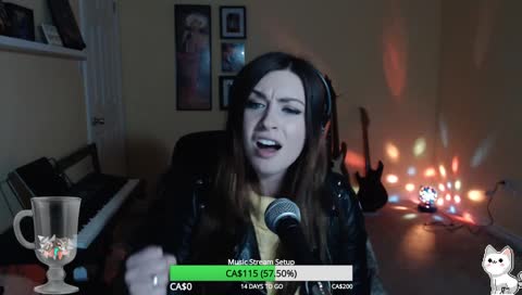 When you get into the song!