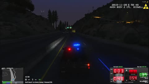 Truck trying to catch up.