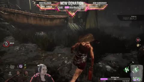 She didn't see me...