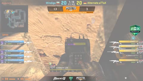 poizon - 1vs2 clutch (CT - post-plant situation) to set Windigo on map point