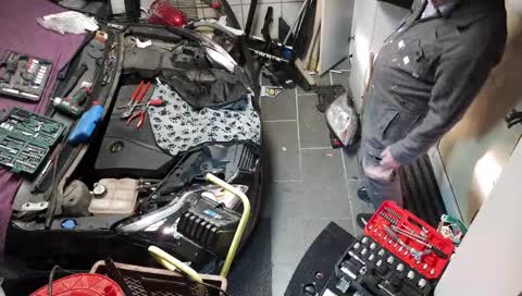 Blinker Rechts on fire