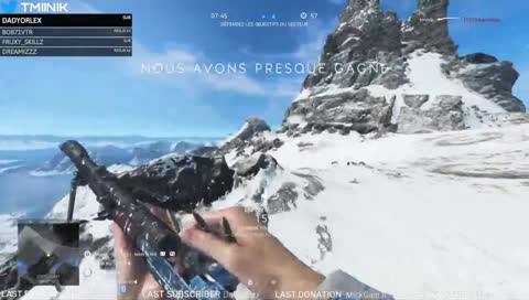Il a neigé les pistes sont ouvertes pour la chasse