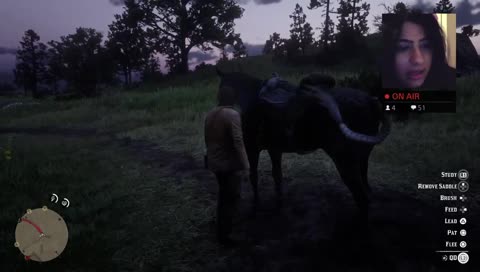 When Tank tries to brush her horse...